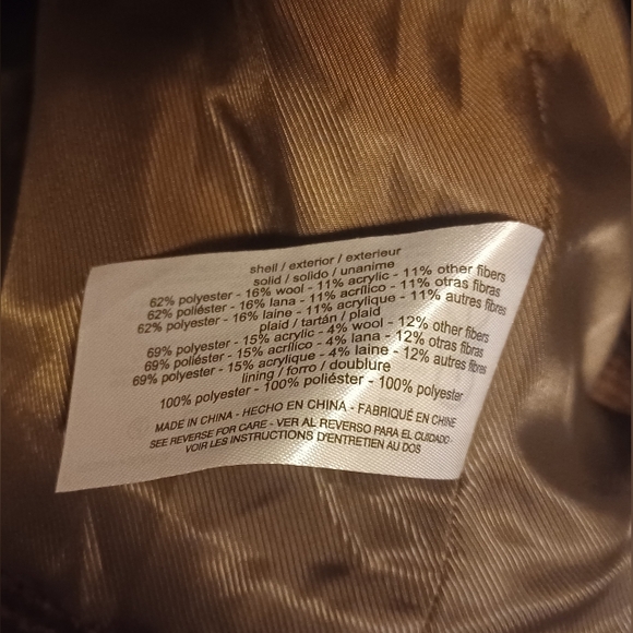 Sam Edelman Women's Braellynn Chocolate Chip Menitta Plaid Blazer Size Small NWT - Picture 11 of 15